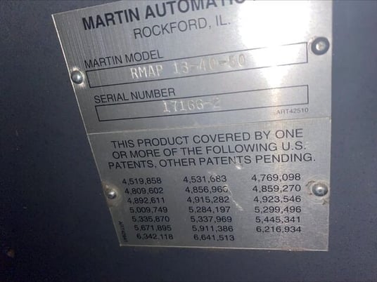Martin Automatic #RMAP-13-40-50, Automatic Transfer Rewind, 40" width, 50" outer diameter, 1300 FPM, 2008 - Image 5