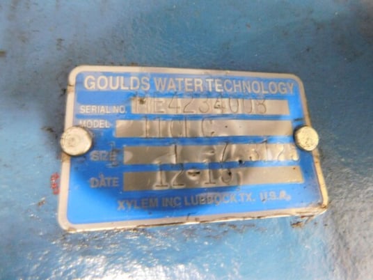 Goulds #11CLC, vertical pump, 1-7.3125 size, 8" outlet, new - Image 10