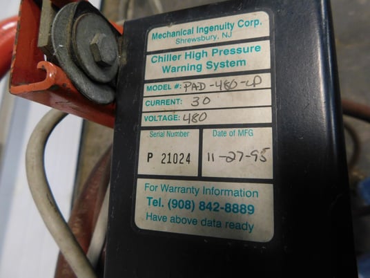 Prelert / Prevac #Plus-Pad-480-LP, chiller pressure alarm/leak prevention - Image 10