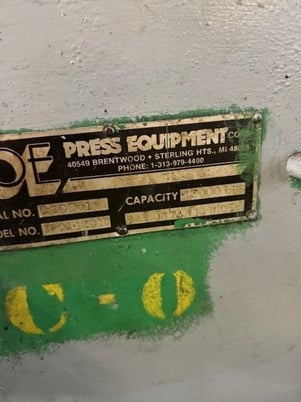 12000 lb. Coe Press Equipment #CPPC-12018, reverse loop coil cradle & straightener combo, 18" W x .312" - Image 4