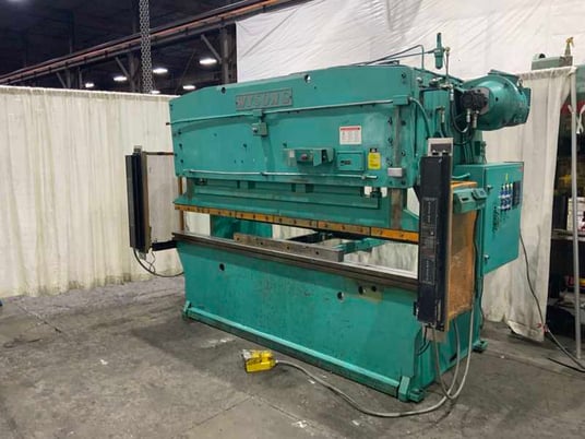 150 Ton, Wysong #HF150-10, hydraulic press brake, 10.2' OA, 102" between housing, 7" stroke, 2-Axis manual - Image 2