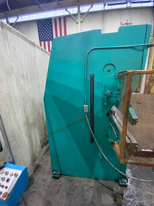 150 Ton, Wysong #HF150-10, hydraulic press brake, 10.2' OA, 102" between housing, 7" stroke, 2-Axis manual - Image 5