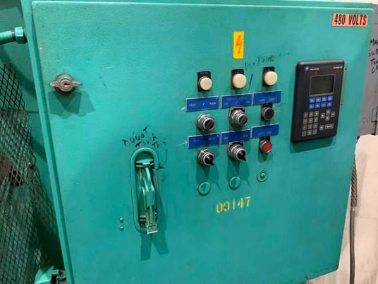 150 Ton, Wysong #HF150-10, hydraulic press brake, 10.2' OA, 102" between housing, 7" stroke, 2-Axis manual - Image 8