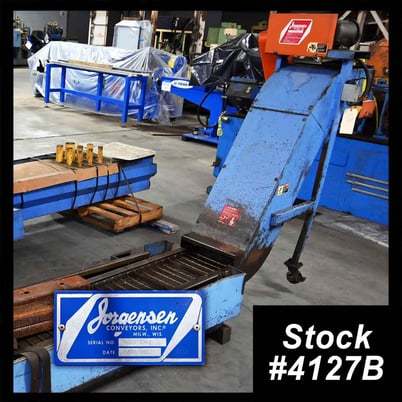 Jorgensen, incline chip conveyor, 2000 - Image 1