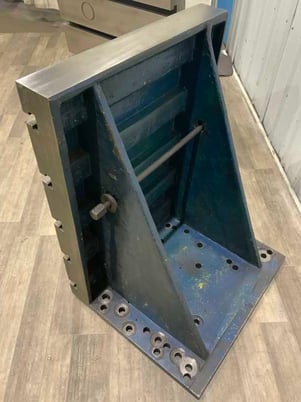 27-3/4" x 36" x 24" T-slotted angle plates, cast steel fabricated plate, 1 pair - Image 5