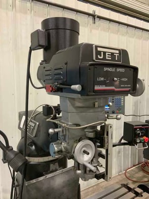 Jet #ETM949-CNC, 2-Axis Elite G2 vertical mill, Accurite digital read out CNC Control, 9" x42" table, 3 HP - Image 7