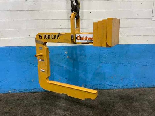 30000 lb. Caldwell #82-15-48, strong back coil C-hook, 30" throat, 47-7/8" head room, 2023 - Image 1
