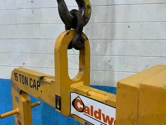 30000 lb. Caldwell #82-15-48, strong back coil C-hook, 30" throat, 47-7/8" head room, 2023 - Image 3