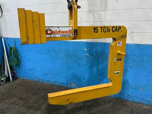 30000 lb. Caldwell #82-15-48, strong back coil C-hook, 30" throat, 47-7/8" head room, 2023 - Image 6