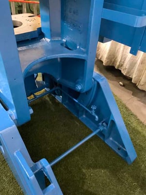 45 Ton, Bliss #C-45, OBI back geared press, Bijur automatic lube, 5 HP, air clutch & brake - Image 4