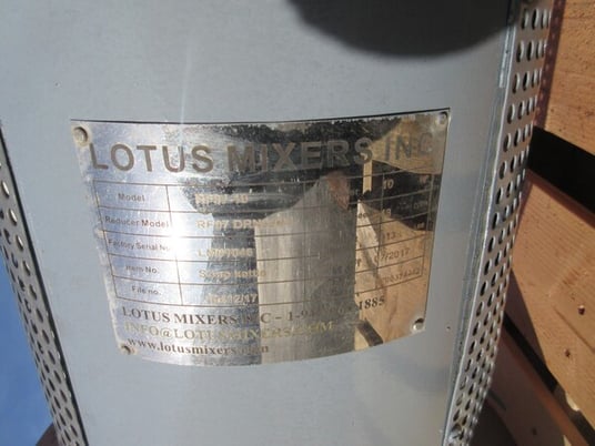 10 HP Lotus Mixer #RF97-10 Pump w/ Sew Eurodrive DRN132M4 Motor, 2017 - Image 6
