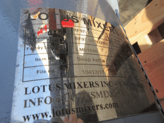 10 HP Lotus Mixer #RF97-10 Pump w/ Sew Eurodrive DRN132M4 Motor, 2017 - Image 8