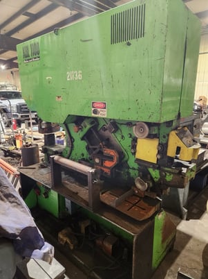 6" x 6" x 3/8" Mubea #KBL-1100, Ironworker, 110 Ton, 20" throat, 1.25" stroke, 10 HP - Image 7