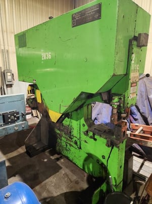 6" x 6" x 3/8" Mubea #KBL-1100, Ironworker, 110 Ton, 20" throat, 1.25" stroke, 10 HP - Image 8