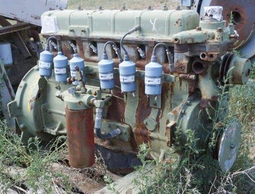 110 HP @ 2000 RPM, Waukesha, Engine w/Water Pump, 6-cylinder - Image 3