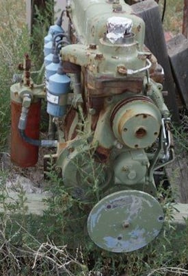 110 HP @ 2000 RPM, Waukesha, Engine w/Water Pump, 6-cylinder - Image 4