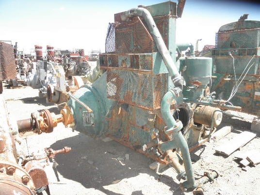 160 HP @ 200-400 RPM, Ajax #DP-160, Pumpjack Engine, 2-cylinder, 14" Stroke, 11" Bore, 21.79 L displacement - Image 1