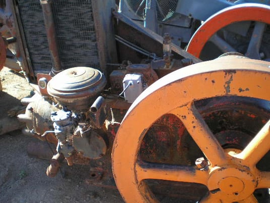 21 HP @ 600 RPM, Lorain #L, Pumpjack Engine, 1-cylinder, 2-cycle, 8" Stroke, 7.5" Bore - Image 1