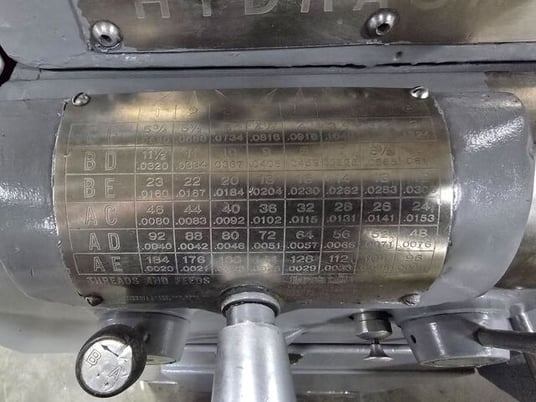 10" x 36" Cincinnati, toolroom precision hydrashift lathe, 6" 3-jaw chuck, 35-1200 RPM, taper, Steady Rest - Image 5