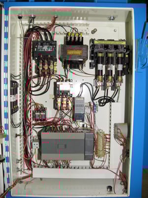 100 Ton, 95" x 62", down-acting, 4-post, 36" daylight, 20" stroke, 35" operator height, 25 HP, #1903 - Image 3