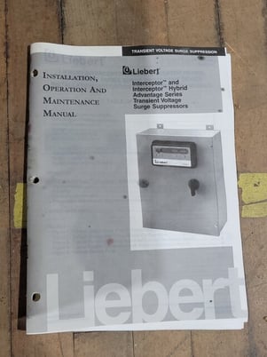 Liebert #S277Y222R-01, Surge Suppressor Interceptor Series 277/480 VAC 3P 4W+G NOS - Image 3