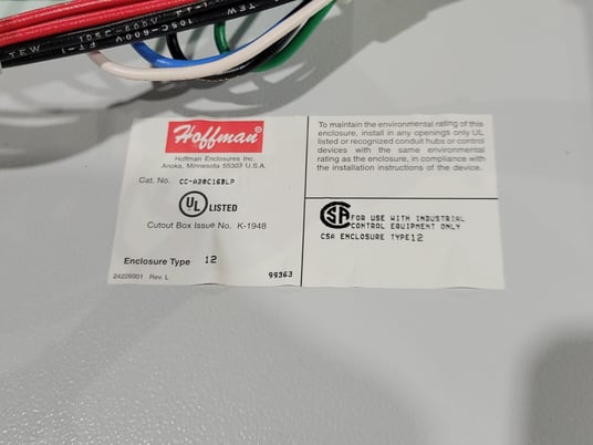 Liebert #S277Y222R-01, Surge Suppressor Interceptor Series 277/480 VAC 3P 4W+G NOS - Image 8