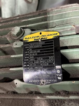 Goff #WM27.5-2-40, 2-wheel downblast mesh belt machine, 20 HP per wheel, 2008 - Image 6