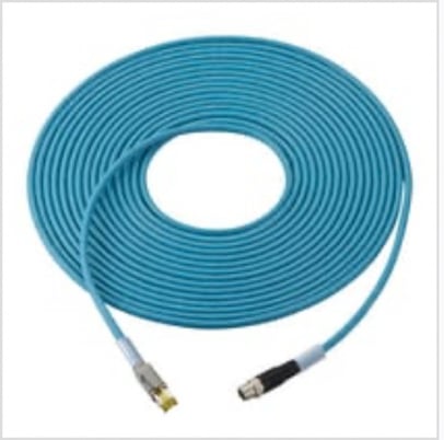 Keyence OP-87361 Barcode Scanner Ethernet Cable NFPA79 Compatible, 10 m - Image 1