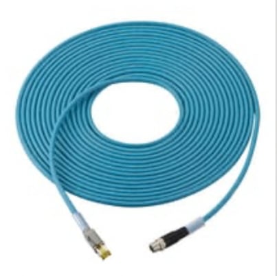 Keyence OP-87359 Barcode Scanner Ethernet Cable NFPA79 Compatible, 2 m - Image 1