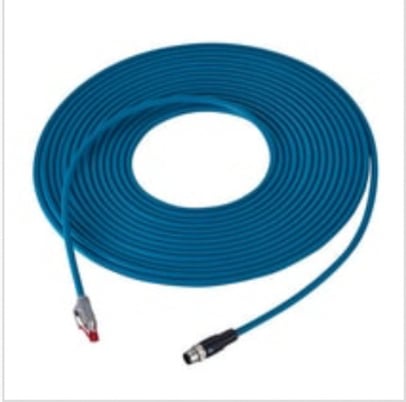 Keyence OP-87231 AI-Powered Code Reader, Ethernet Cable, NFPA79 Compatible, 5 m - Image 1