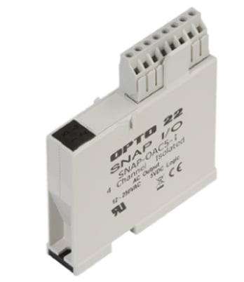 Opto 22 SNAP-OAC5-I SNAP 4-Ch Isolated 12-250 VAC Digital Discrete Output Module - Image 1