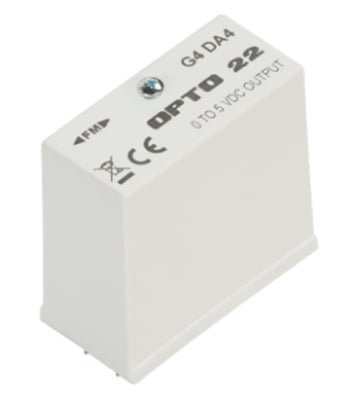 Opto 22 G4DA4 G4 0 to +5 VDC Analog Output - Image 1