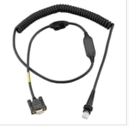 Keyence HR-1C3RC Communication Cable for HR-100 Series, RS-232C, Curl Type, 3 m - Image 1