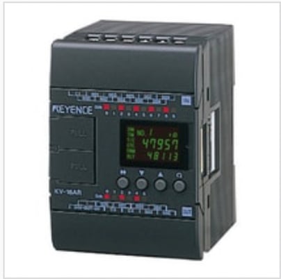 Keyence KV-24DR PLC, Base Unit, DC Type, 16 Inputs and 8 Relay Outputs - Image 1