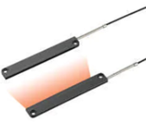 Keyence FU-A100 Digital Fiber Optic Sensor, Fiber Unit Thrubeam Type - Image 1