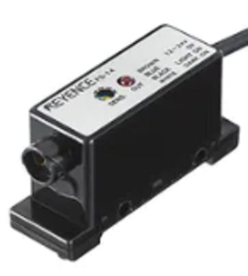 Keyence FS-14 Fiber Photoelectric Sensor, Fiber Amplifier, NPN - Image 1