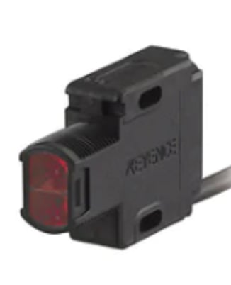 Keyence PZ-G101B Photoelectric Sensor, Threaded Mount Reflective Cable Type, NPN - Image 1