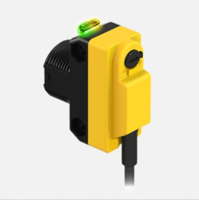Banner QS18VP6CV45Q5 64483 World-Beam QS18 Convergent Sensor, Focal Point 43 mm - Image 1