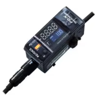 Keyence FD-XA2 Clamp-On Micro Flow Sensor, Controller, DIN Rail, Expansion Unit - Image 1