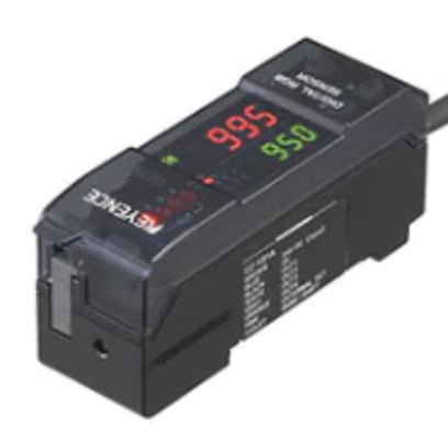 Keyence CZ-V21 RGB Digital Fiberoptic Sensor, Amplifier Unit, Main Unit, NPN - Image 1