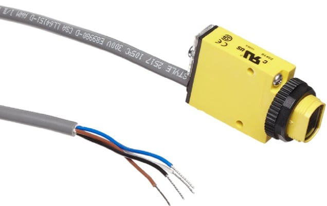 Banner SM312D 25619 Mini-Beam Sensor, Diffuse Range 380 mm, Input 10-30V dc - Image 1
