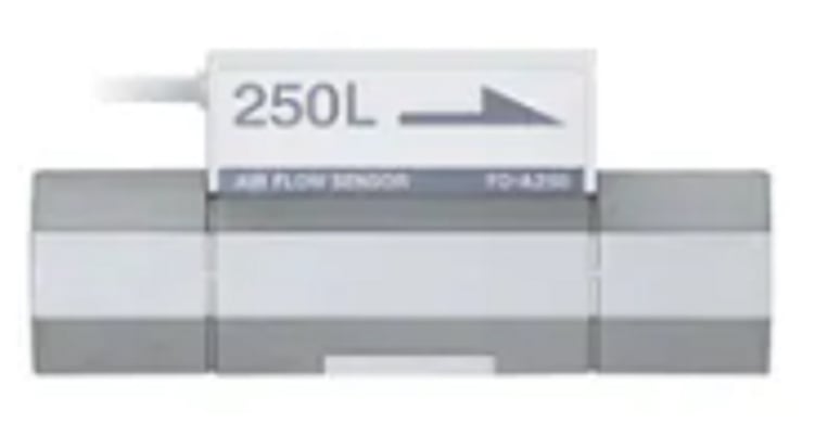 Keyence FD-A250 Air Flow Systems Sensor, Sensor Head, Air/Nitrogen Detection, 250 L/min - Image 1