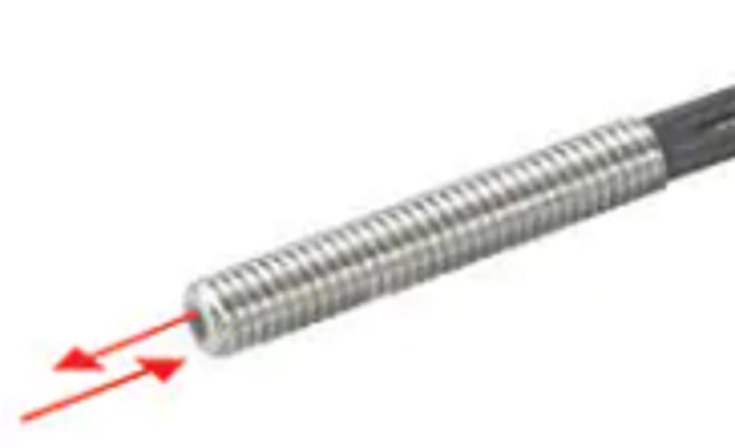 Keyence FU-35A Fiber Optic Sensor, Reflective Fiber Unit - Image 1