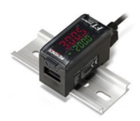 Keyence FT-50AWP Digital Infrared Temperature Sensor, Amplifier, DIN Rail, PNP - Image 1
