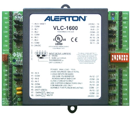 Alerton VLC-1600 VisualLogic Unitary Field Controller, Input Monitoring Device - Image 1