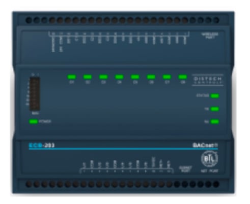 Distech Controls CDIB-203X-00 ECB-203 Programmable Controller, 6 UI 5 DO 3 UO - Image 1