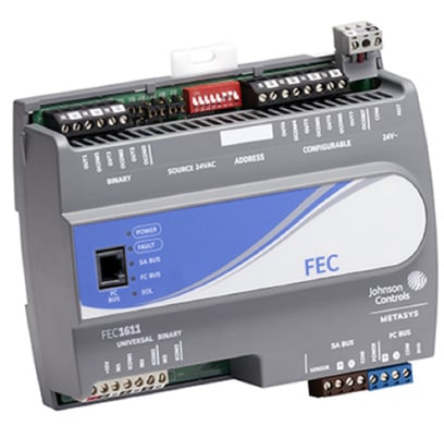 Johnson Controls MS-FEC1611-0 FEC16 FEC Field Equipment Controller, 10-Point - Image 1