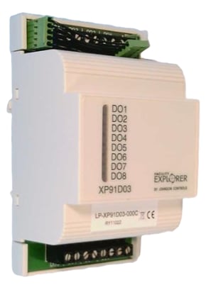 Johnson Controls LP-XP91D03-000C Expansion Module Board, 8 DO Triacs - Image 1