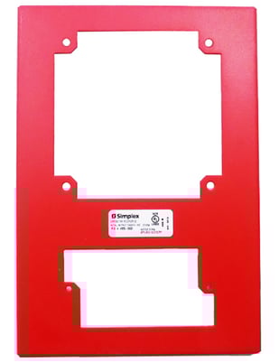 Simplex Grinnell 4905-9921 Modular Adapter Trim Plate for 4904 Wall Strobes - Image 1