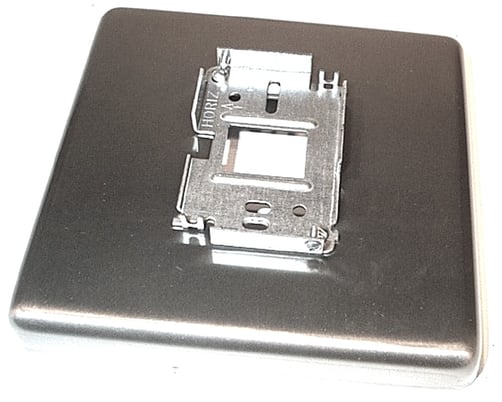 Johnson Controls T-4000-612 Metal Back for Vertical or Horizontal Instruments - Image 1